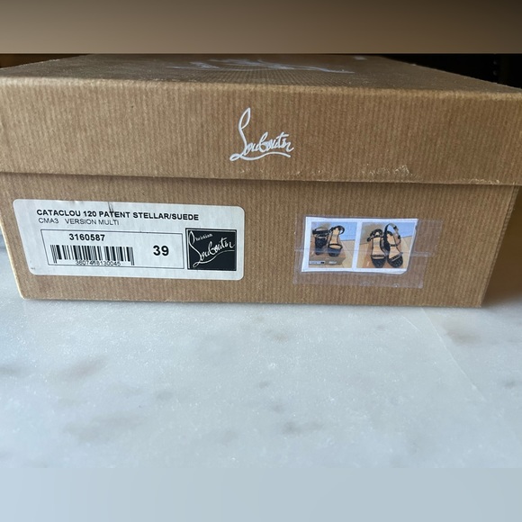 👠 Christian Louboutin Cataclou 120 Multicolor sandal🌟PRICE IS FIRM - Picture 12 of 12